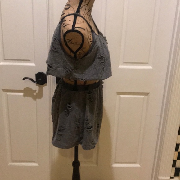 Grey Ripped PJ Sleepwear OSFM - Picture 2 of 4